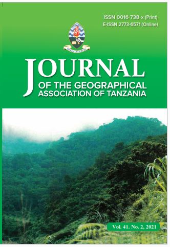 					View Vol. 41 No. 2 (2021): Journal of the Geographical Association of Tanzania
				
