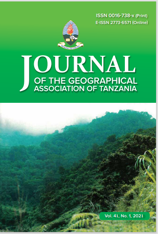 					View Vol. 41 No. 1 (2021): Journal of the Geographical Association of Tanzania
				